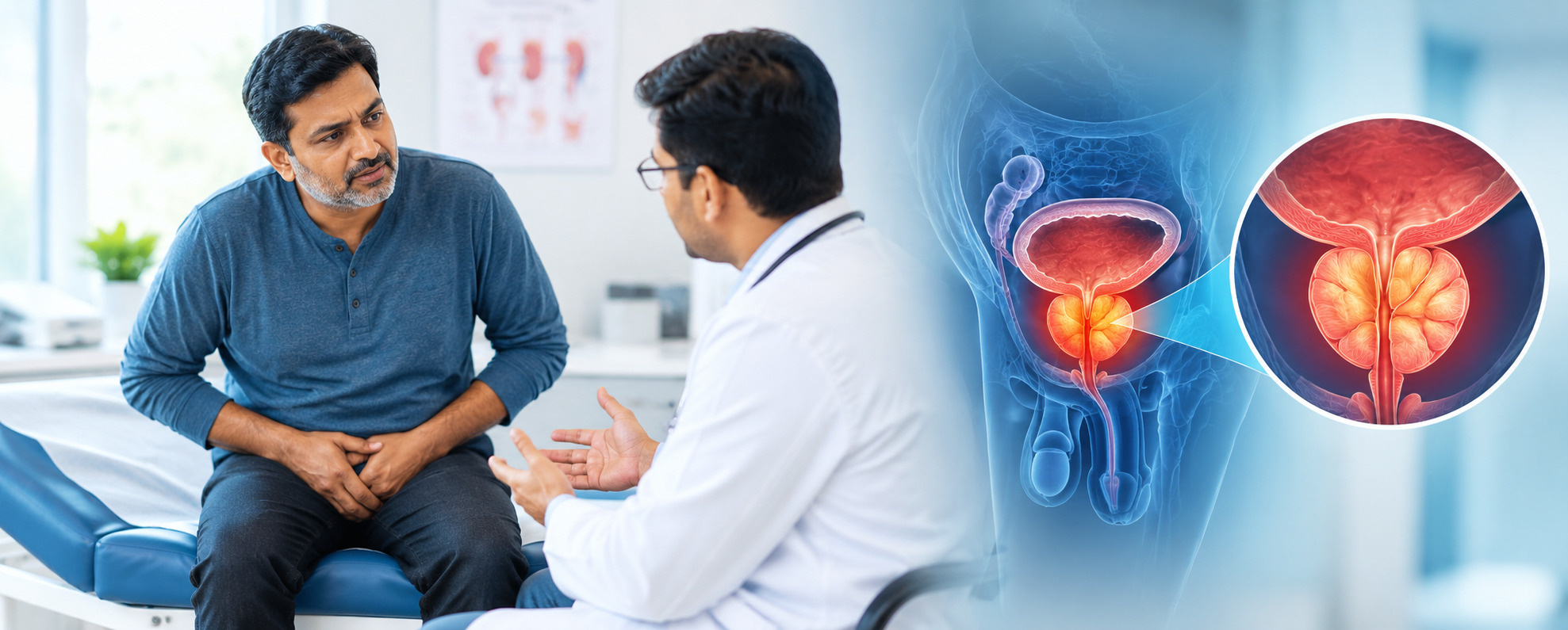 Prostate Enlargement-Causes, Symptoms, Treatment and When to Seek Help